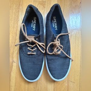 Sperry Striper II CVO Baja #STS19611. Men’s Size 9.5 in Charcoal